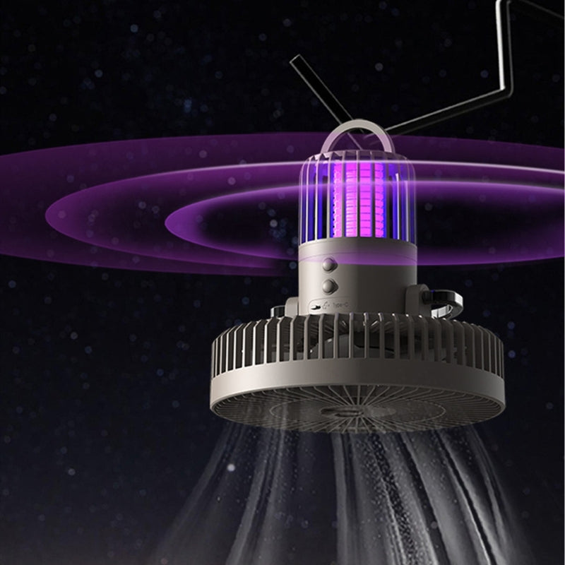 Portable Tripod Fan with Mood Light & Remote Control