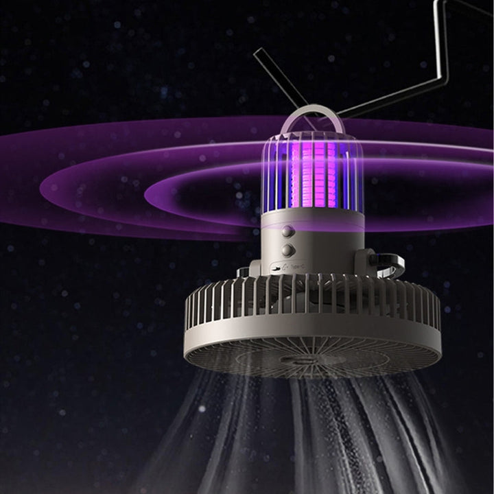 Portable Tripod Fan with Mood Light & Remote Control