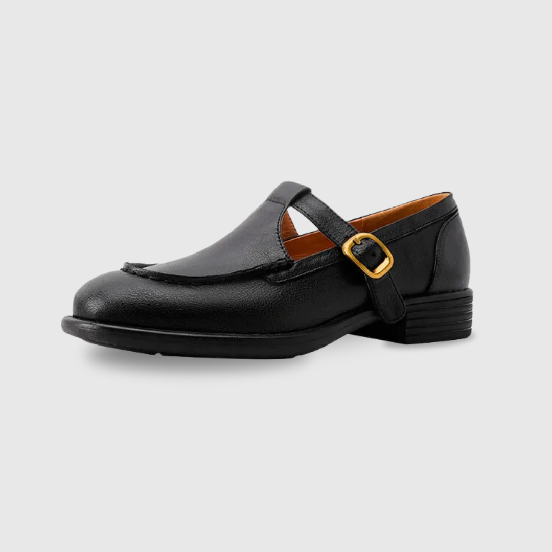 Women’s Buckle Strap Mary Jane Loafers
