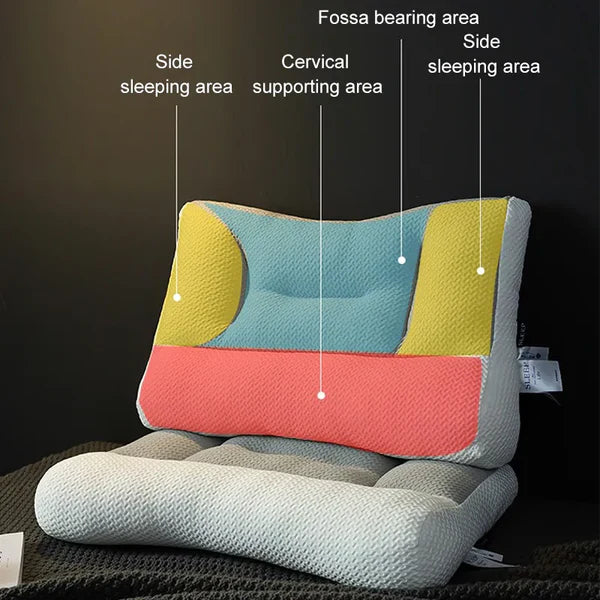 Ergonomic Cervical Contour Pillow - Orthopedic Neck Support
