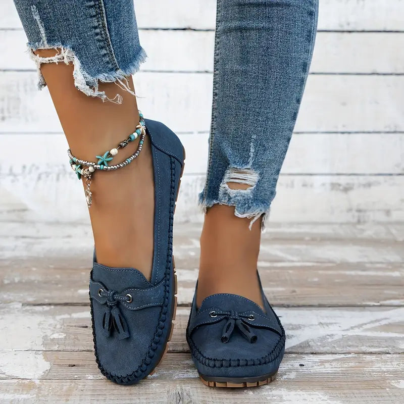 Women's Suede Tassel Loafers