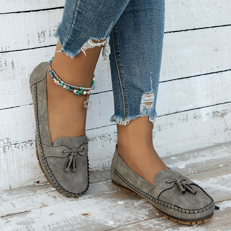 Women's Suede Tassel Loafers