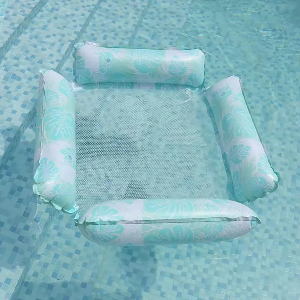 Inflatable Water Hammock | Cooling Mesh Seat | Pool & Lake Lounge