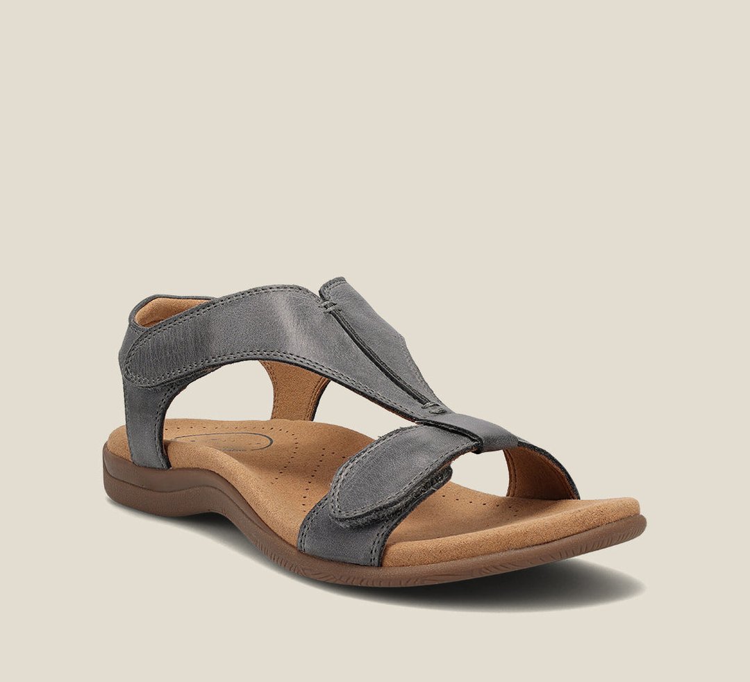 Covernorth Women’s Leather Strappy Comfort Sandals