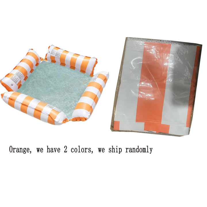 Inflatable Water Hammock | Cooling Mesh Seat | Pool & Lake Lounge
