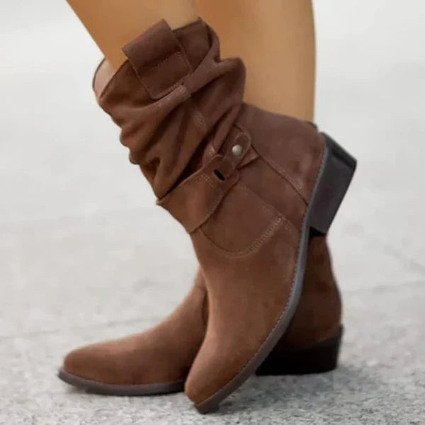 Covernorth Women's Slouchy Suede Ankle Boots