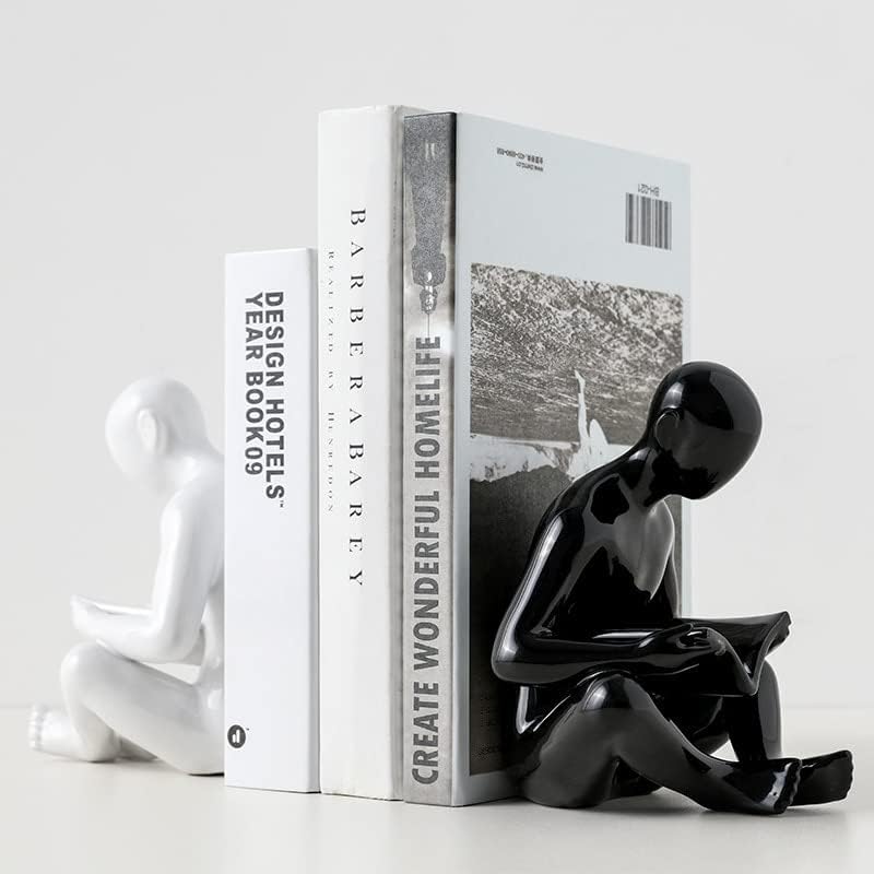 Abstract Reader Figurine | Minimalist Sculpture | Desk Accent