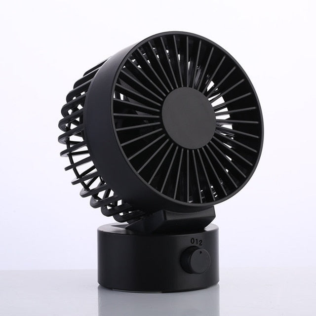 Portable Desk Fan | Rechargeable, Quiet Airflow | Office & Tabletop