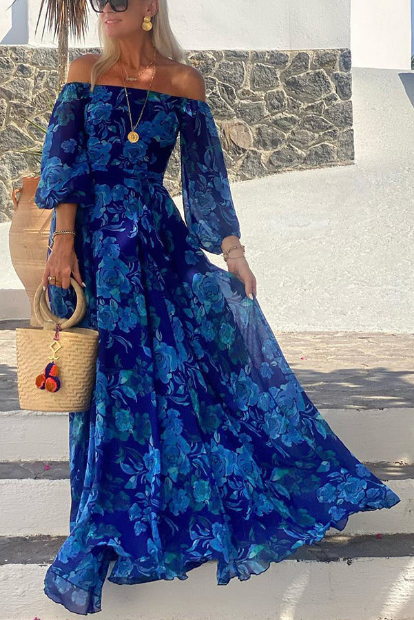 Covernorth Women’s Off-The-Shoulder Floral Maxi Dress