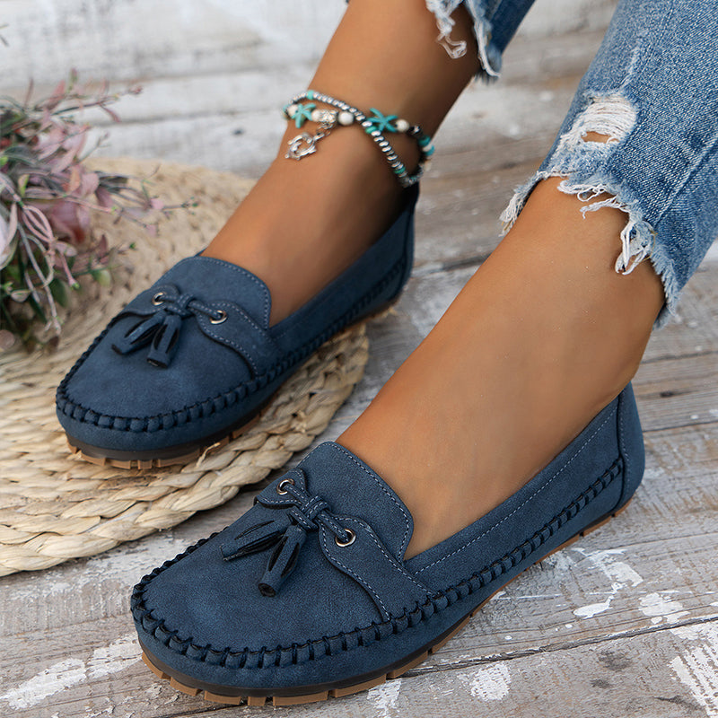 Women's Suede Tassel Loafers