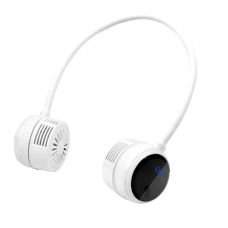 Portable Neck Fan │ Rechargeable & Hands-Free Cooling │ Outdoor Travel