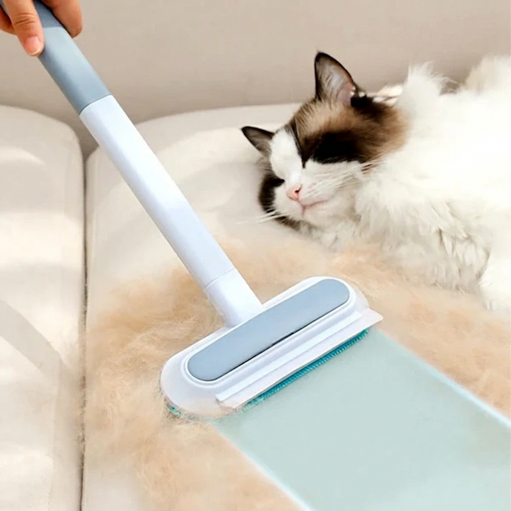 Pet Hair Remover Cleaner | Static Brush | Sofa & Floor | Light Blue