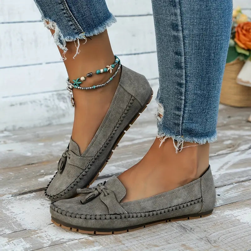 Women's Suede Tassel Loafers