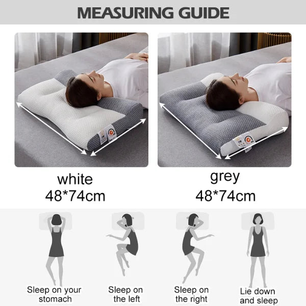 Ergonomic Cervical Contour Pillow - Orthopedic Neck Support