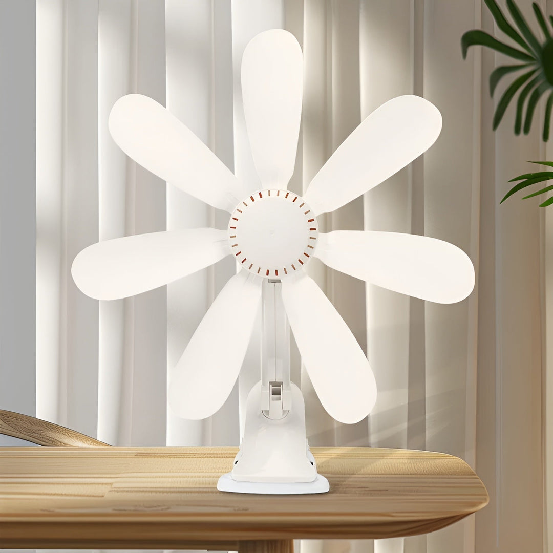 Portable Quiet Clip On Desk Fan Ultra Silent Bedside Table Fan