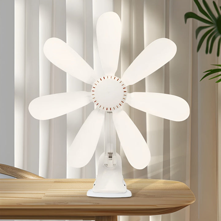 Portable Quiet Clip On Desk Fan Ultra Silent Bedside Table Fan