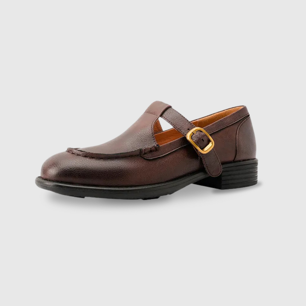 Women’s Buckle Strap Mary Jane Loafers