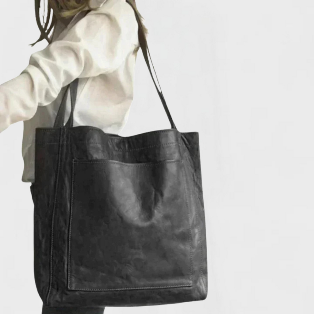 Covernorth Genuine Leather Oversized Tote Bag