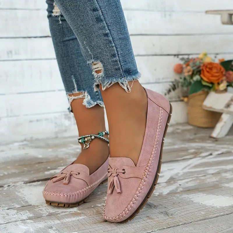 Women's Suede Tassel Loafers