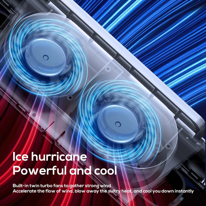 Car Seat Cooling Fan | Dual Turbo, 3 Speeds | Backseat Air Circulator