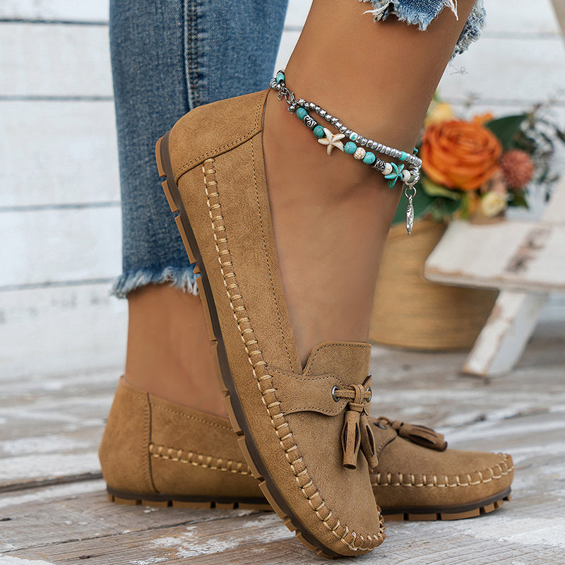 Women's Suede Tassel Loafers