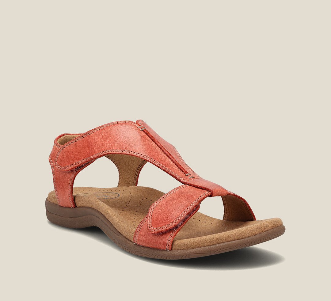Covernorth Women’s Leather Strappy Comfort Sandals