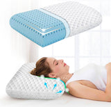 Cooling Gel Memory Pillow │ Dual-Sided Relief │ Bedroom & Bedding │ White