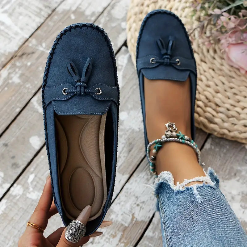 Women's Suede Tassel Loafers