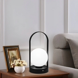 Portable Modern Globe Table Lamp | Rechargeable | Bedroom & Patio