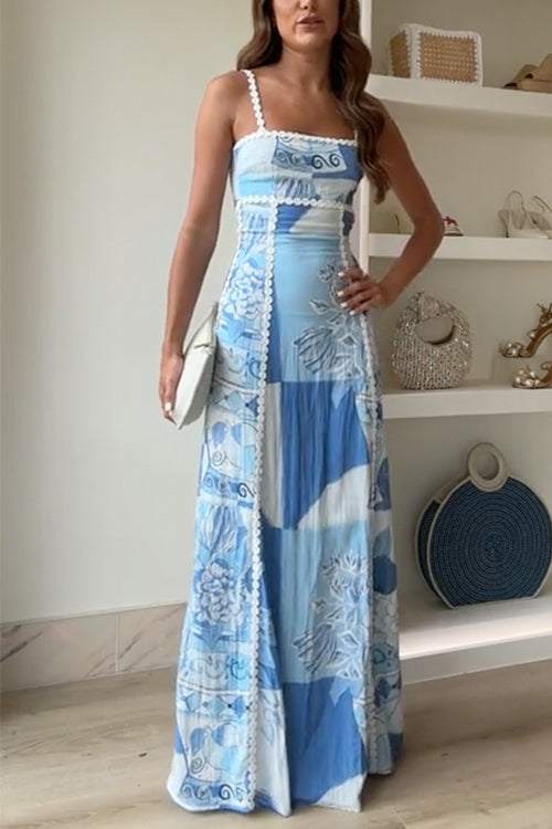 Covernorth Women's Floral Patchwork Maxi Dress