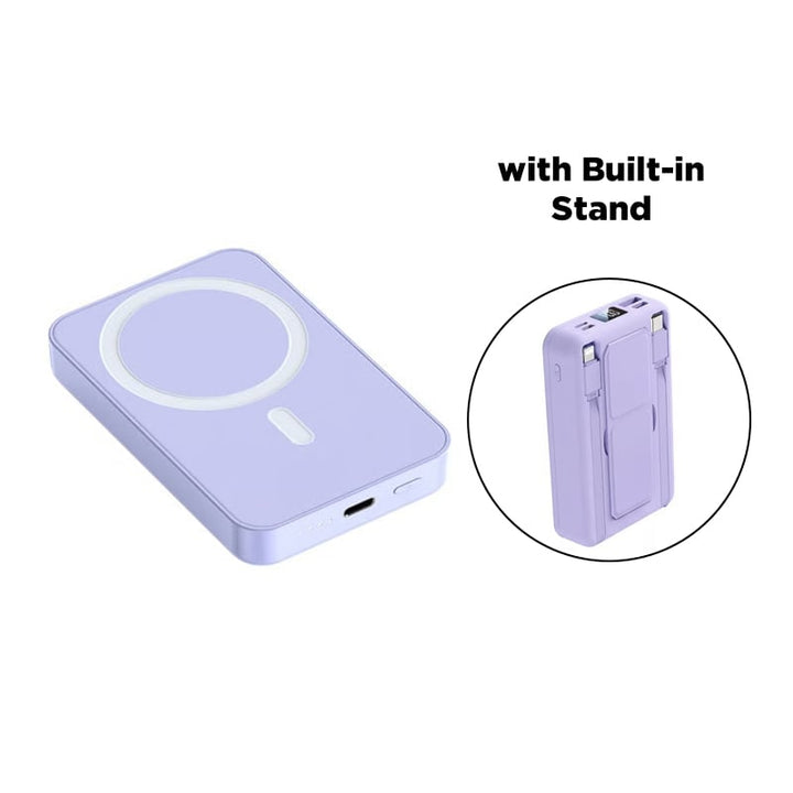 MagSafe Wireless Power Bank | Stand Charger | Travel & Desk