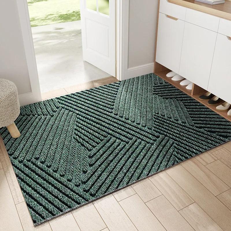Geometric Doormat │ Non-Slip Backing Traps Dirt │ Entryway