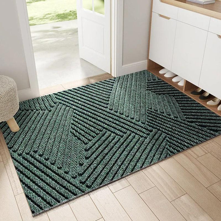 Geometric Doormat │ Non-Slip Backing Traps Dirt │ Entryway