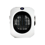 Portable Mini Air Cooler Fan | Water-Cooled Mist & Oscillating | Desktop & Bedside | White