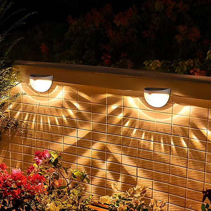 Solar Garden Wall Light | Weatherproof LED | Patio & Fence