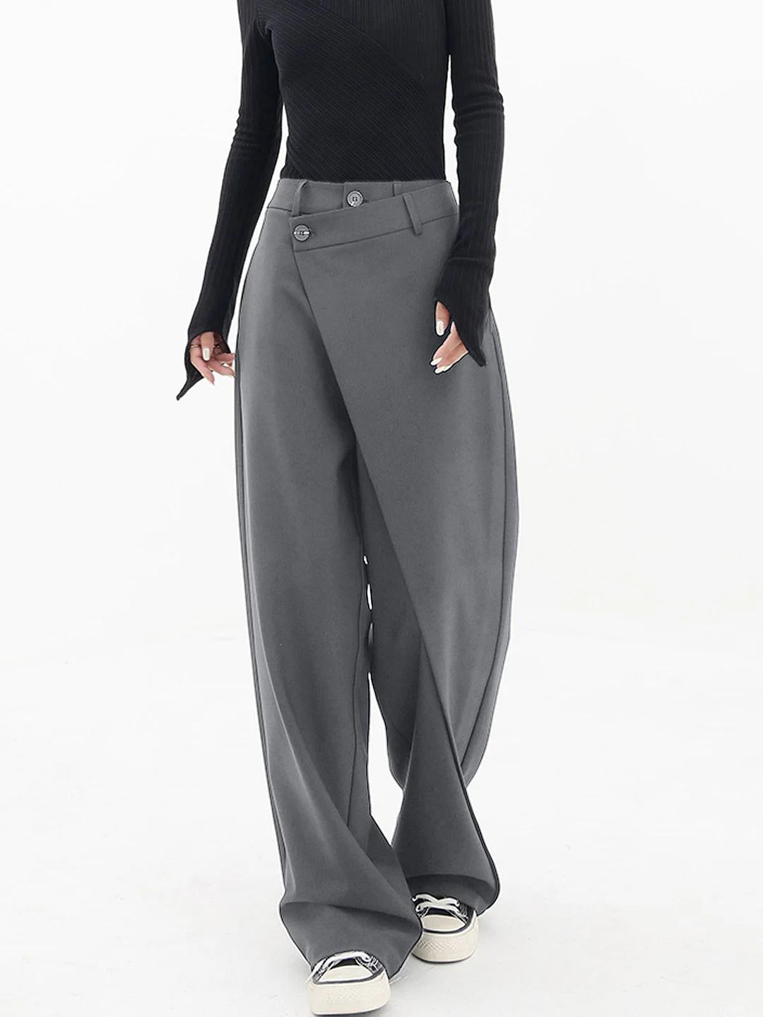 Covernorth Women’s Asymmetric Wide-Leg Trousers