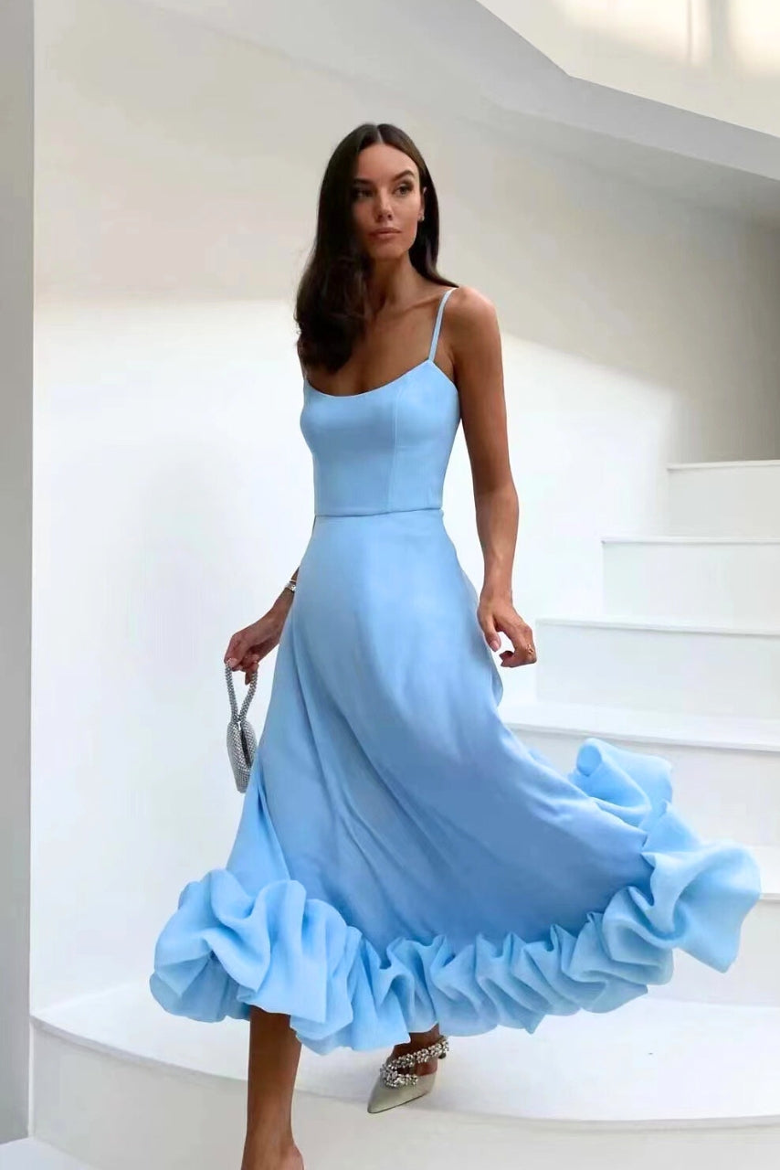 Covernorth Women's Ruffle-Hem Maxi Dress