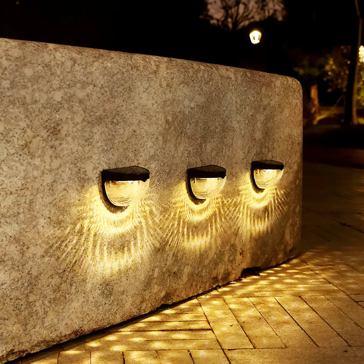 Solar Garden Wall Light | Weatherproof LED | Patio & Fence