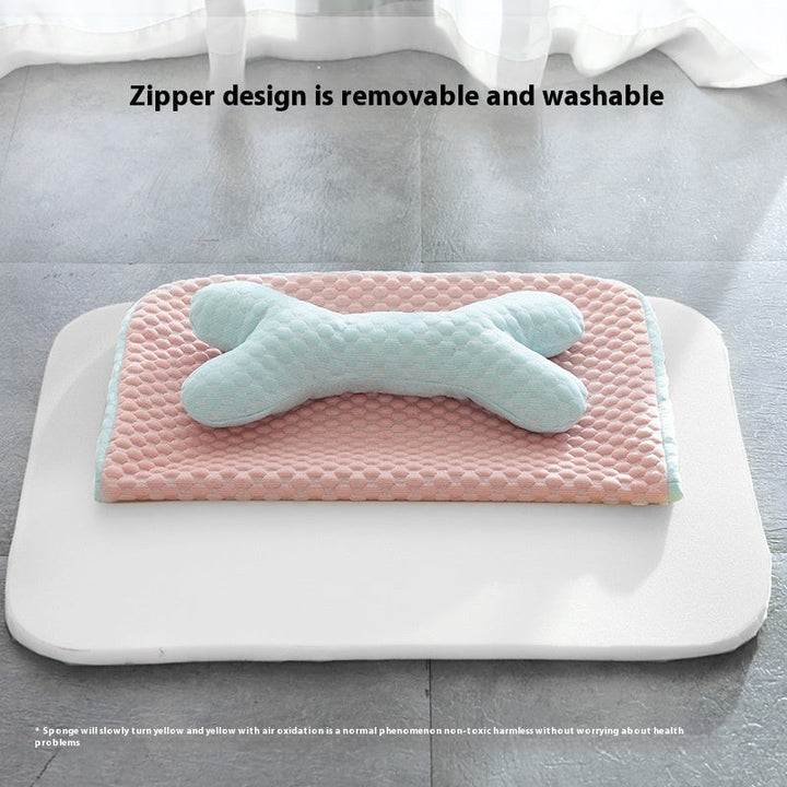 Dog Cooling Mat | Anti-Slip Base | Crate & Floor | Pink