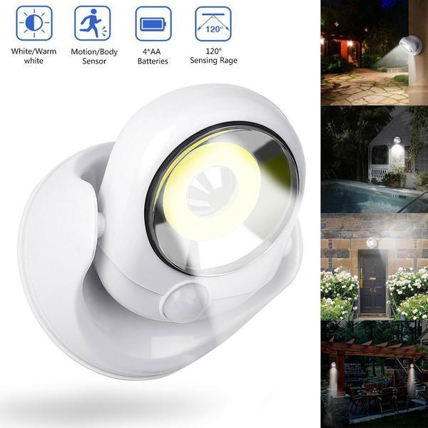 LED Motion Light | Swivel Security | Porch & Entry | White