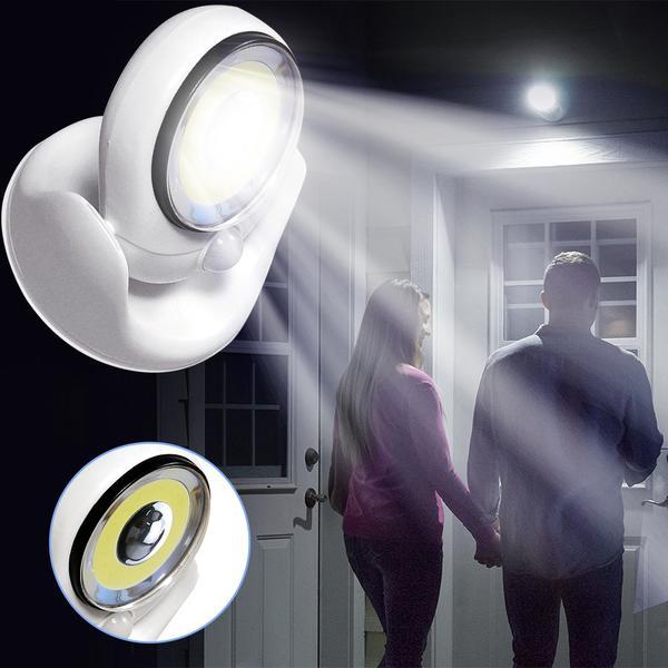 LED Motion Light | Swivel Security | Porch & Entry | White