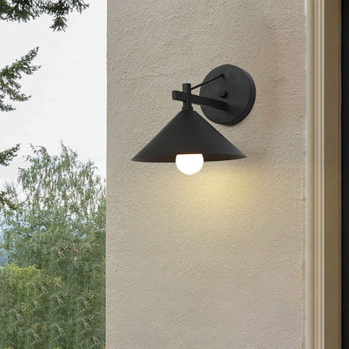 Nordic Outdoor Wall Light │ Aluminum Frame Resists Rust │ Porch & Patio