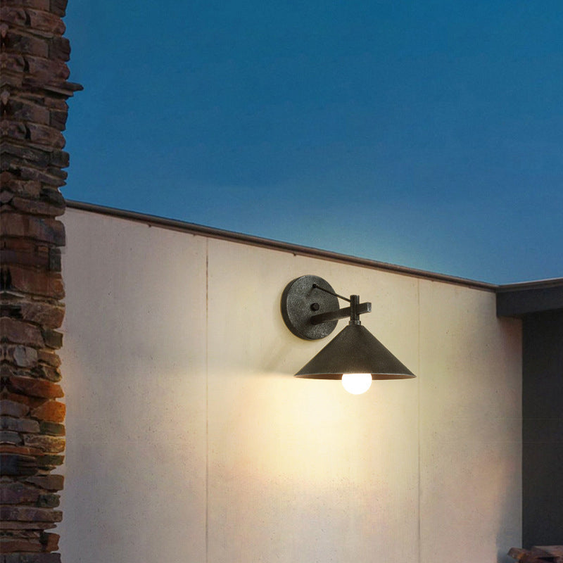 Nordic Outdoor Wall Light │ Aluminum Frame Resists Rust │ Porch & Patio
