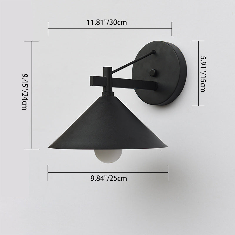 Nordic Outdoor Wall Light │ Aluminum Frame Resists Rust │ Porch & Patio