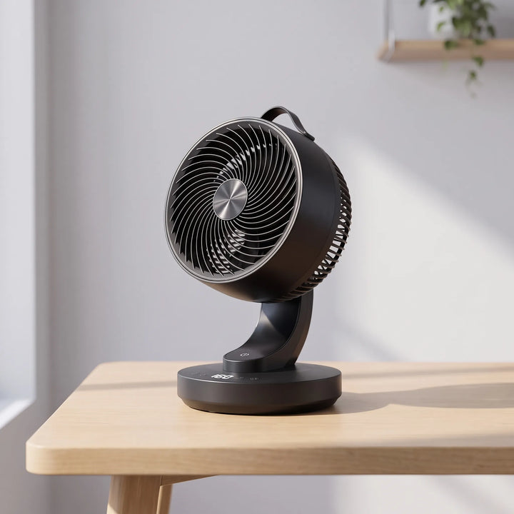 Portable Desk Fan | Quiet Airflow, Compact | Home & Office Use