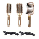 Ceramic Hair Brush Set │ Ionic Blowout Styling │ Home Salon