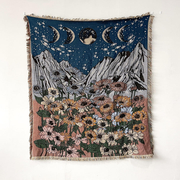 Evil Eye Beach Blanket | Cotton Fashion Towel & Camping Mat | Outdoor & Home