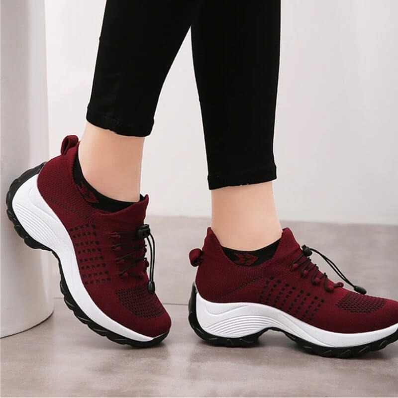 Women’s Slip-On Knit Walking Sneakers