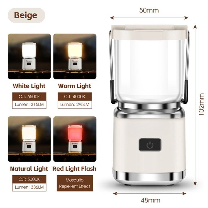 Mosquito Repellent Outdoor Lamp | Rechargeable | Tent, Patio & Hiking