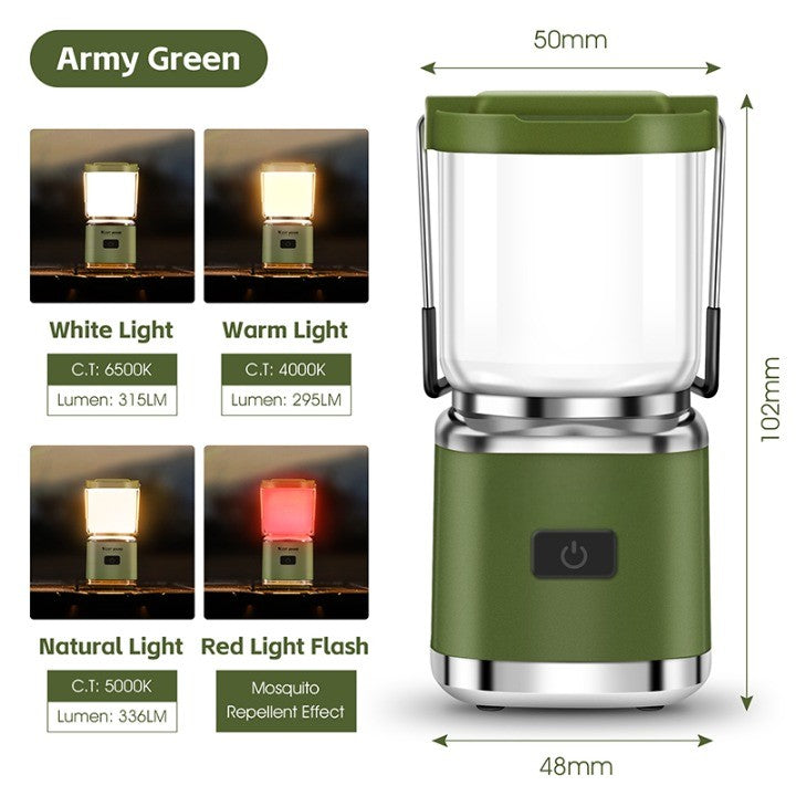 Mosquito Repellent Outdoor Lamp | Rechargeable | Tent, Patio & Hiking